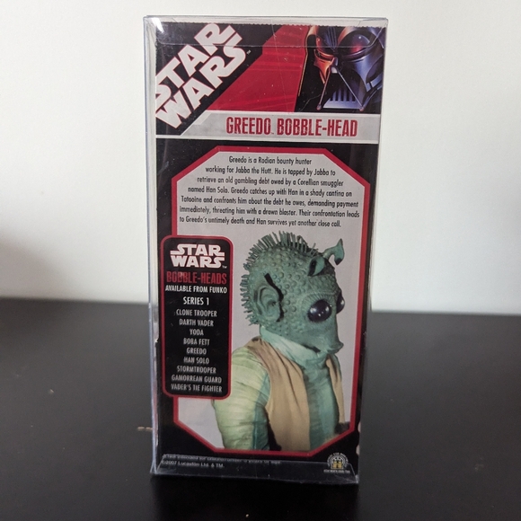 NEW sealed Star Wars Greedo Funko Bobble Head - Picture 2 of 2